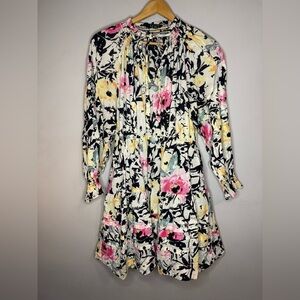 Lauren Ralph Lauren Dloral Cotton Mini Dress 18W *see description